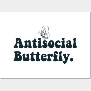 antisocial butterfly Posters and Art